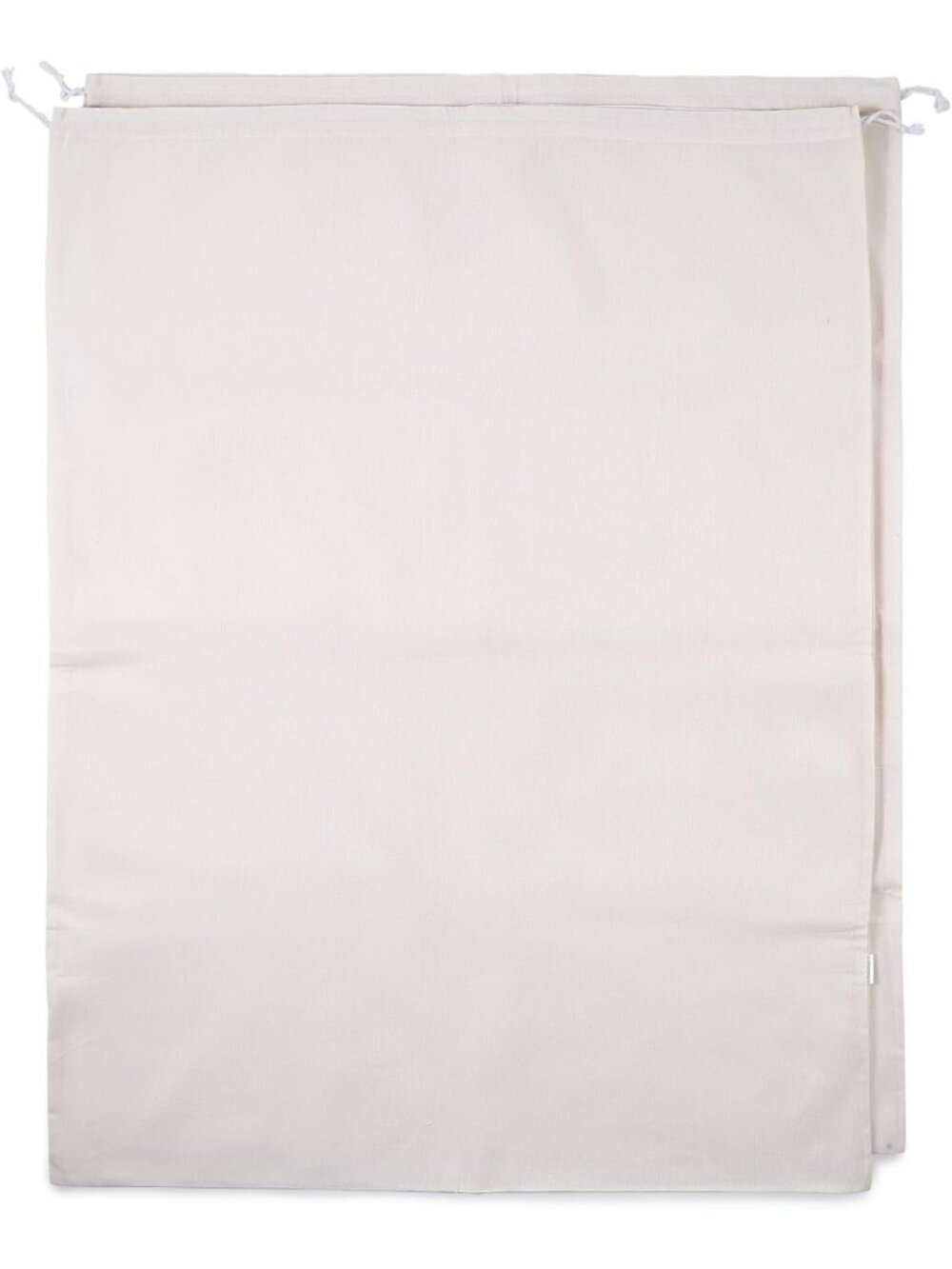 Extra Large Heavy-Duty Canvas Laundry Bags - 2 Pack, 100% Cotton, Drawstring